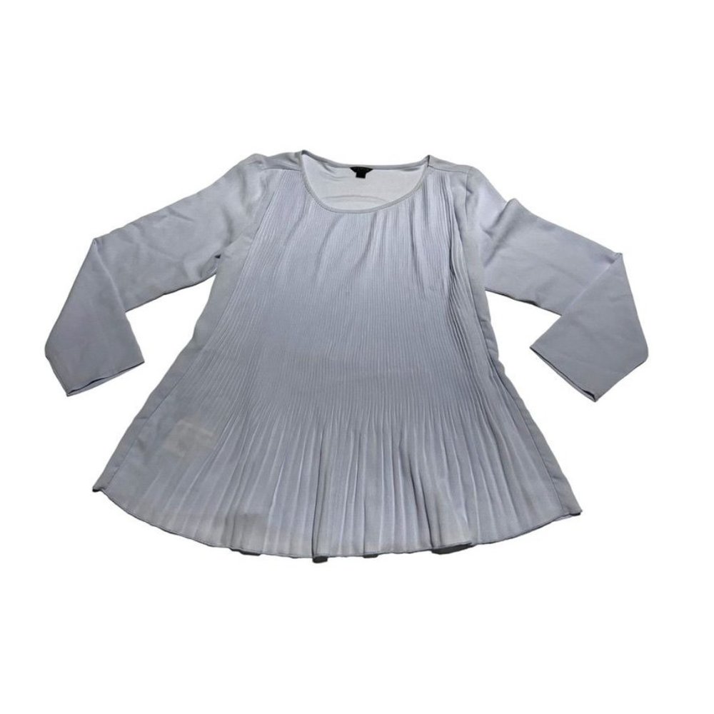 Ann Taylor Lilac Purple Peplum Blouse Size Small